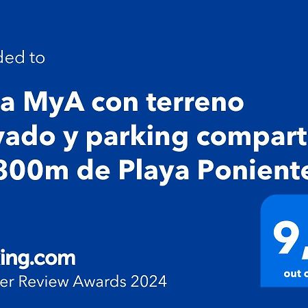 Vila Casa Mya Con Terreno Privado Y Parking Compartido - A 800M De Playa Poniente Benidorm Exteriér fotografie