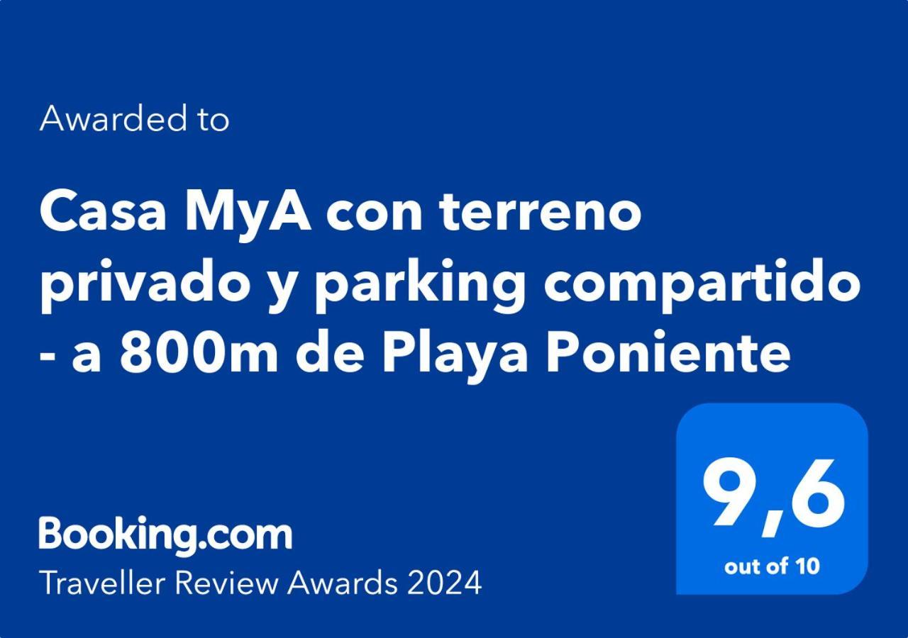 Vila Casa Mya Con Terreno Privado Y Parking Compartido - A 800M De Playa Poniente Benidorm Exteriér fotografie